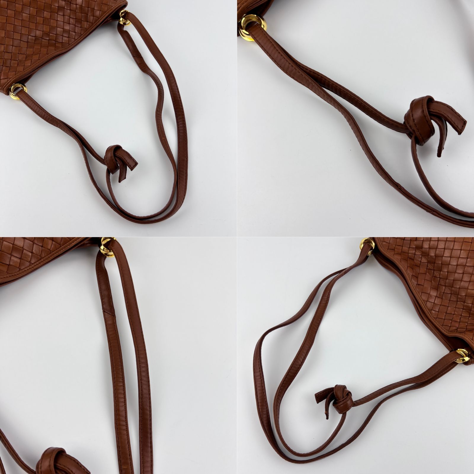 中古】Bottega Veneta ボッテガヴェネタ イントレチャート ショルダー  