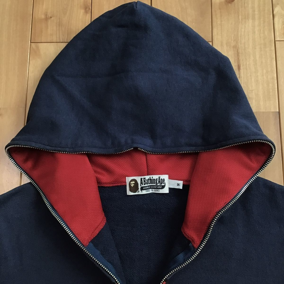 スパイダーマン × BAPE フルジップ パーカー Mサイズ marvel comics