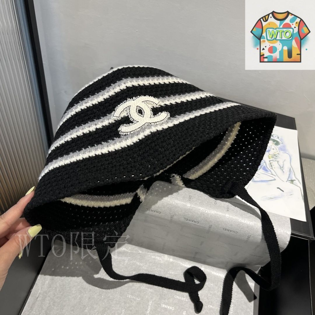 今日特価】Chanel 新款 ニットフィッシャーハット - メルカリ