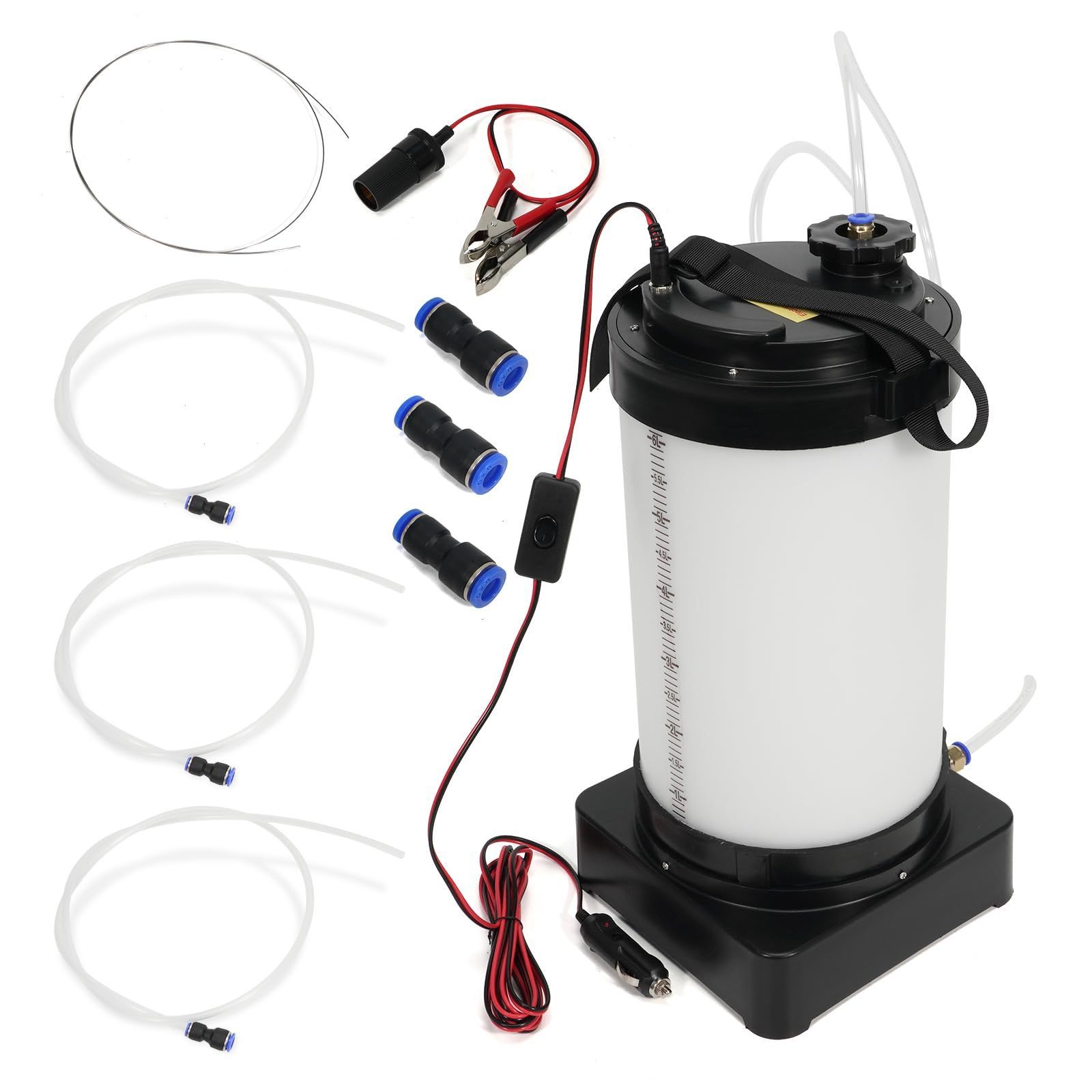 商品 Sarasara オイルチェンジャー 電動式 12V 6L大容量 オイル交換ポンプ 軽量ポータブルタイプ シガーソケット バッテリー給電 オイルホース付き 空気入れ不要 簡単にオイルを上抜きできる 自動車整備 オイル用ツール