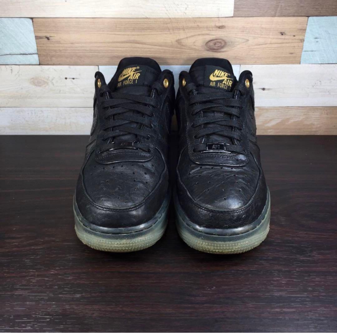 NIKE AIR FORCE 1 CMFT LUX LOW ナイキ エアフォース 1 コンフォート ラックス オーストリッチ ブラック 24cm 箱有  U09187 805300-001 - メルカリ