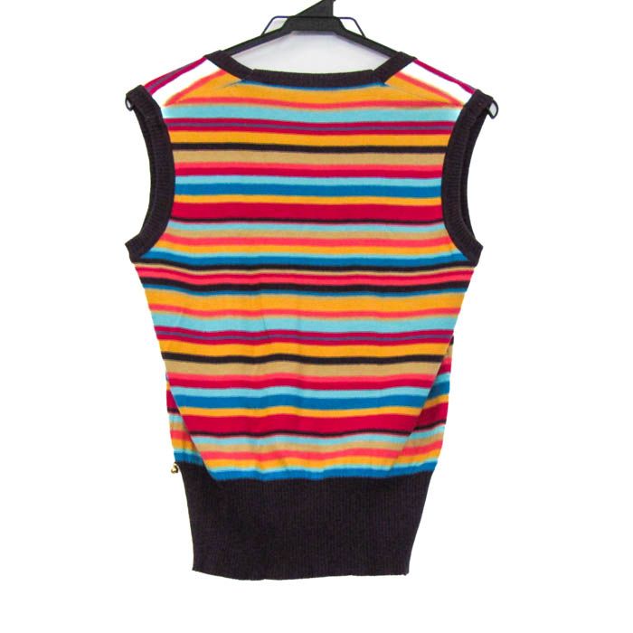 SONIA RYKIEL ソニア リキエル アパレル レディースサマーニットタンクトップ オレンジ サイズ：42 19280872-C sonia rykiel ソニアリキエル ニット ヨット柄 トップス - メルカリ
