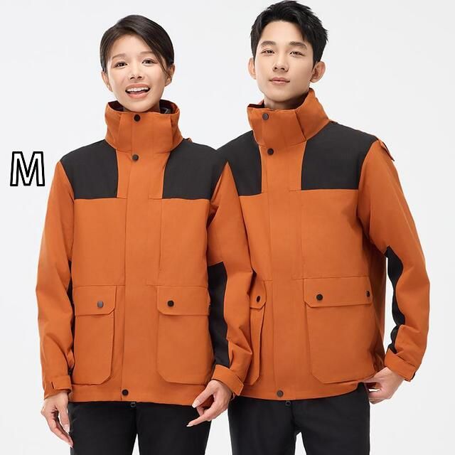 M 秋服 レディース ファッション オシャレ カワイイ シンプル 大人カワイイ 大きいサイズ メンズ フード付き 厚手 ジャケット 暖かい ベルベット 服 ライナー アウトドア ロゴ