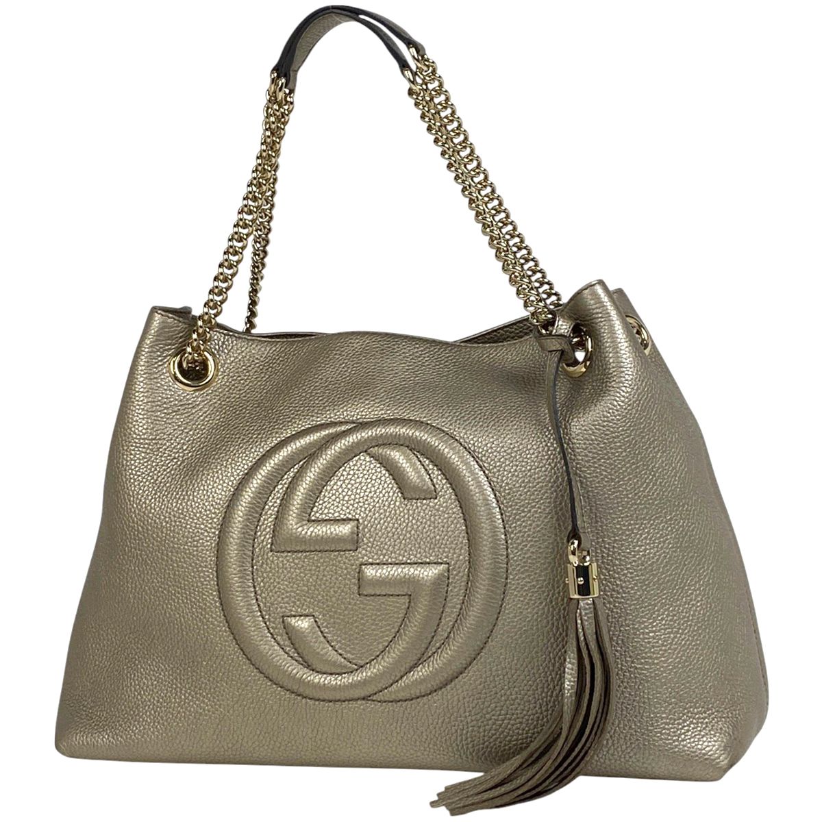 グッチ GUCCI ソーホー チェーン ショルダーバッグ フリンジ