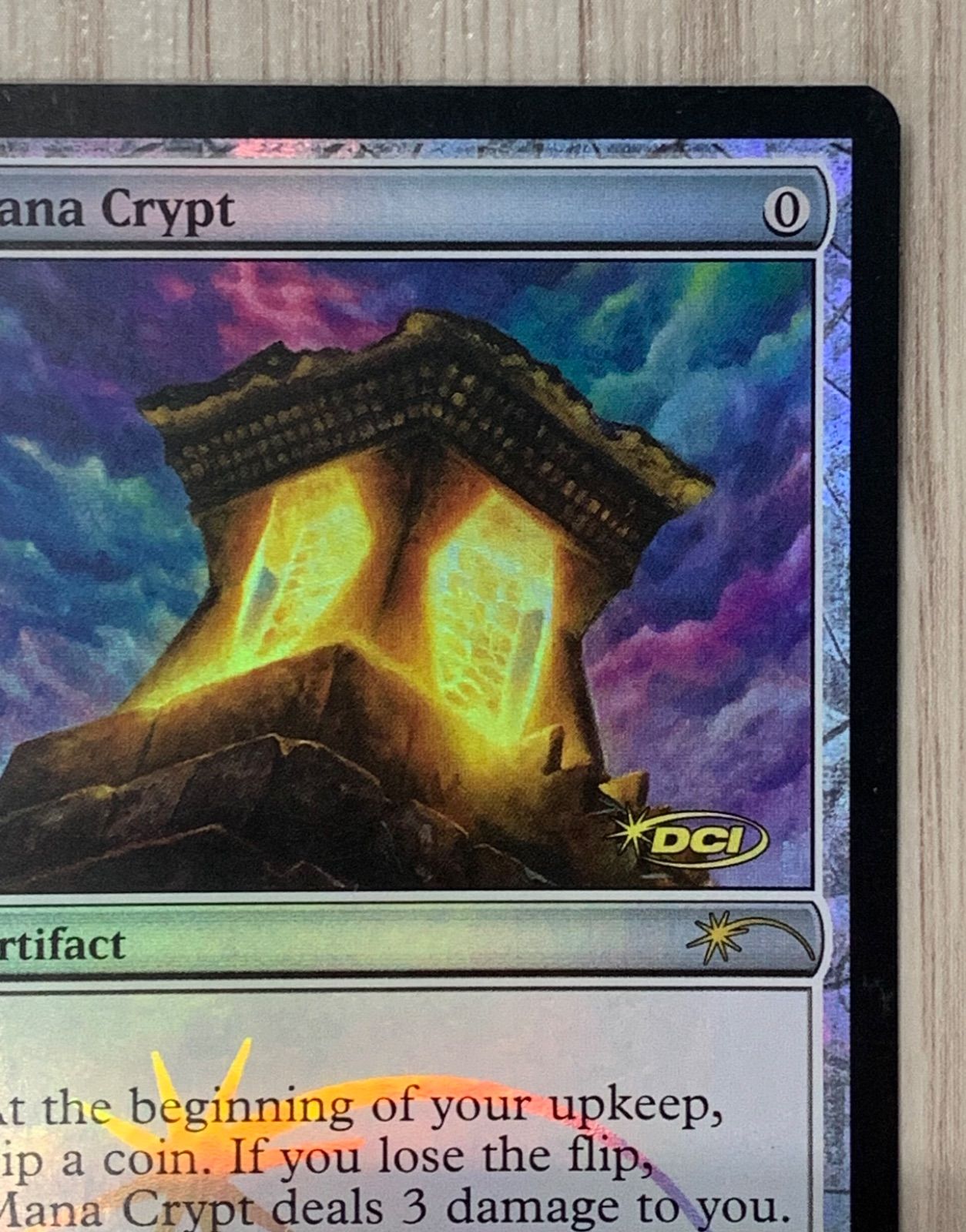 魔力の墓所 Mana Crypt ジャッジFoil 【公式通販】