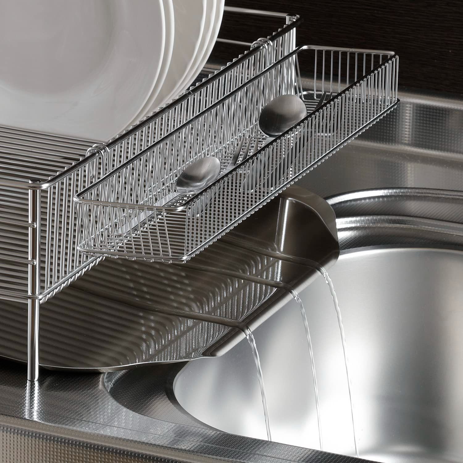 在庫処分 DLM 8585 3点セット 縦置タイプ 水切りかご大 base la ラバーゼ