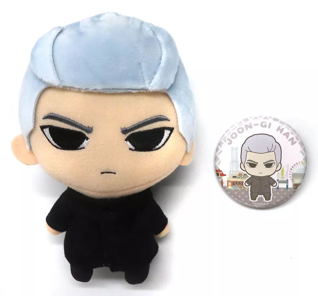 中古】グッズセット ハン・ジュンギ ぬいぐるみ＆缶バッジセット