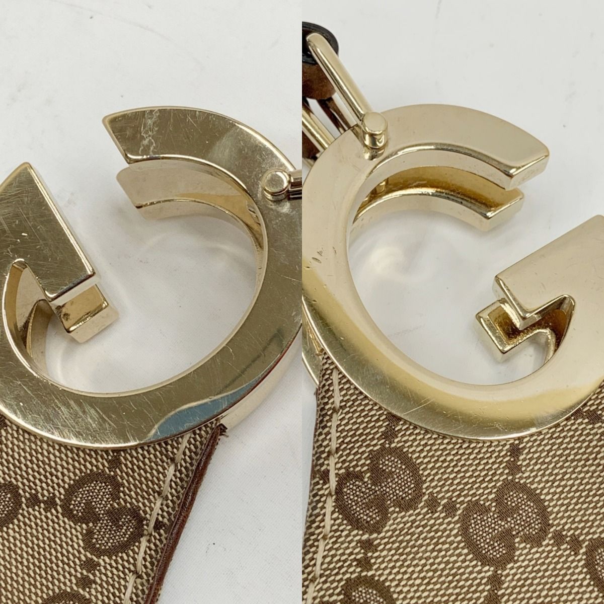 〇〇GUCCI グッチ GGキャンバス シャルロッテ ワンショルダーバッグ 