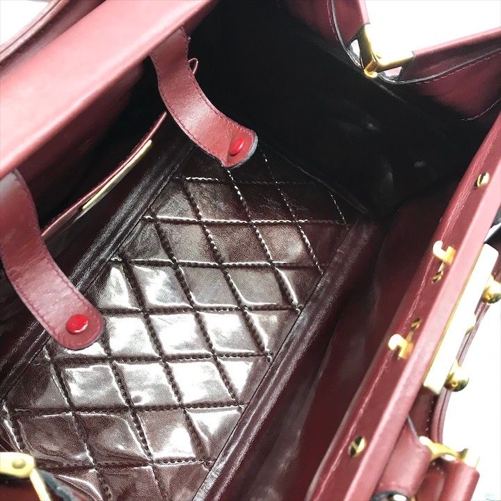 良品 Cartier カルティエ マストライン スエード アタッシュケース