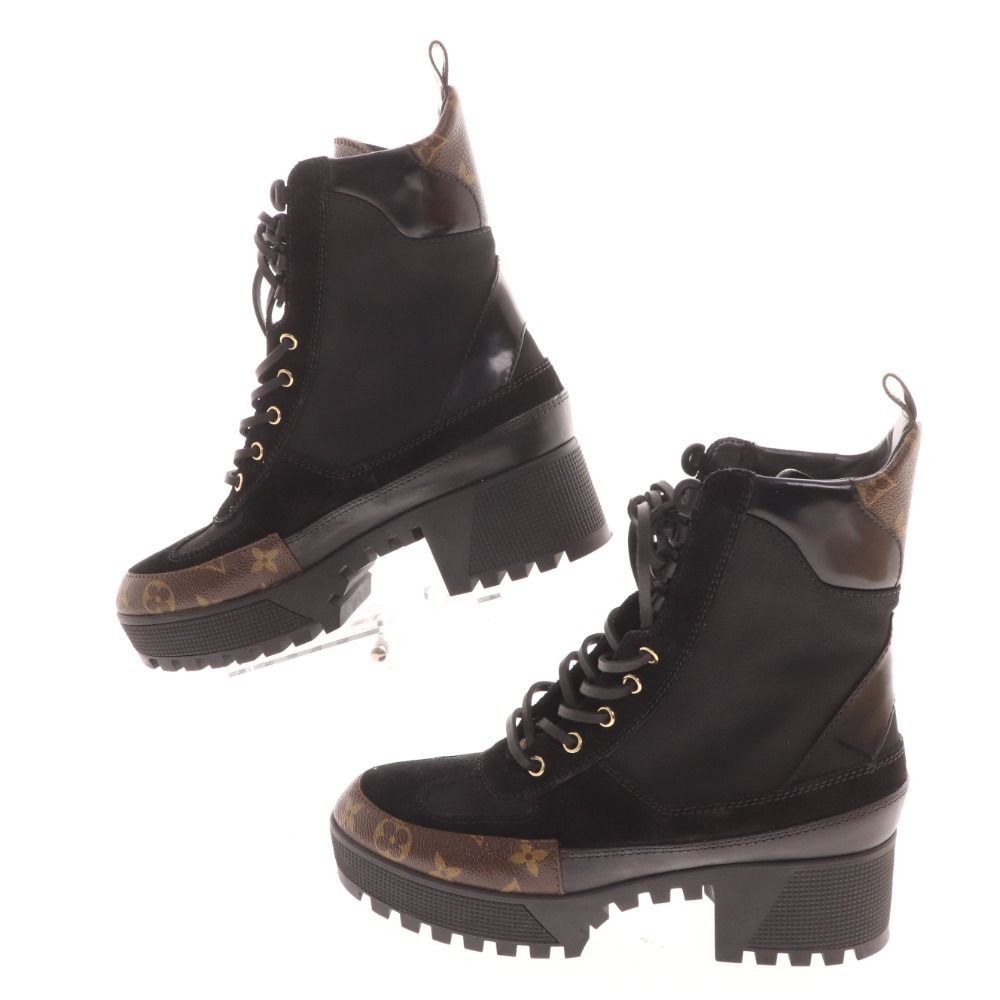 □ ルイヴィトン ローリエート デザートブーツ MA0177 アンクルブーツ