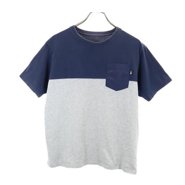 ノースフェイス アウトドア NT31835 半袖 Tシャツ M グレー系 THE NORTH FACE ロゴ メンズ   【230615】 メール便可