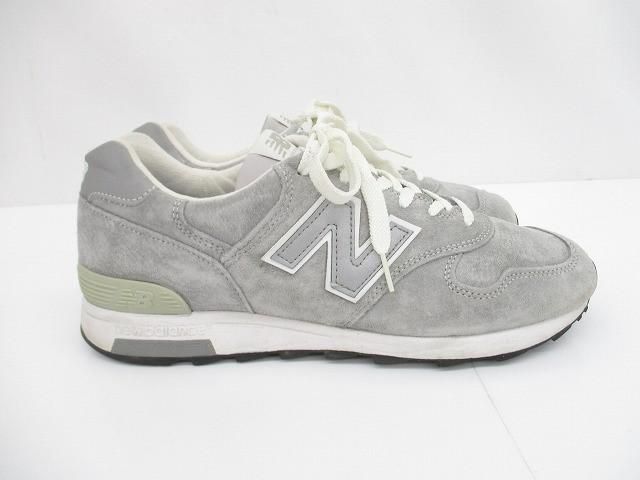 良品 ニューバランス New Balance M1400JGY ローカットスニーカー 27.5cm グレー メンズ
