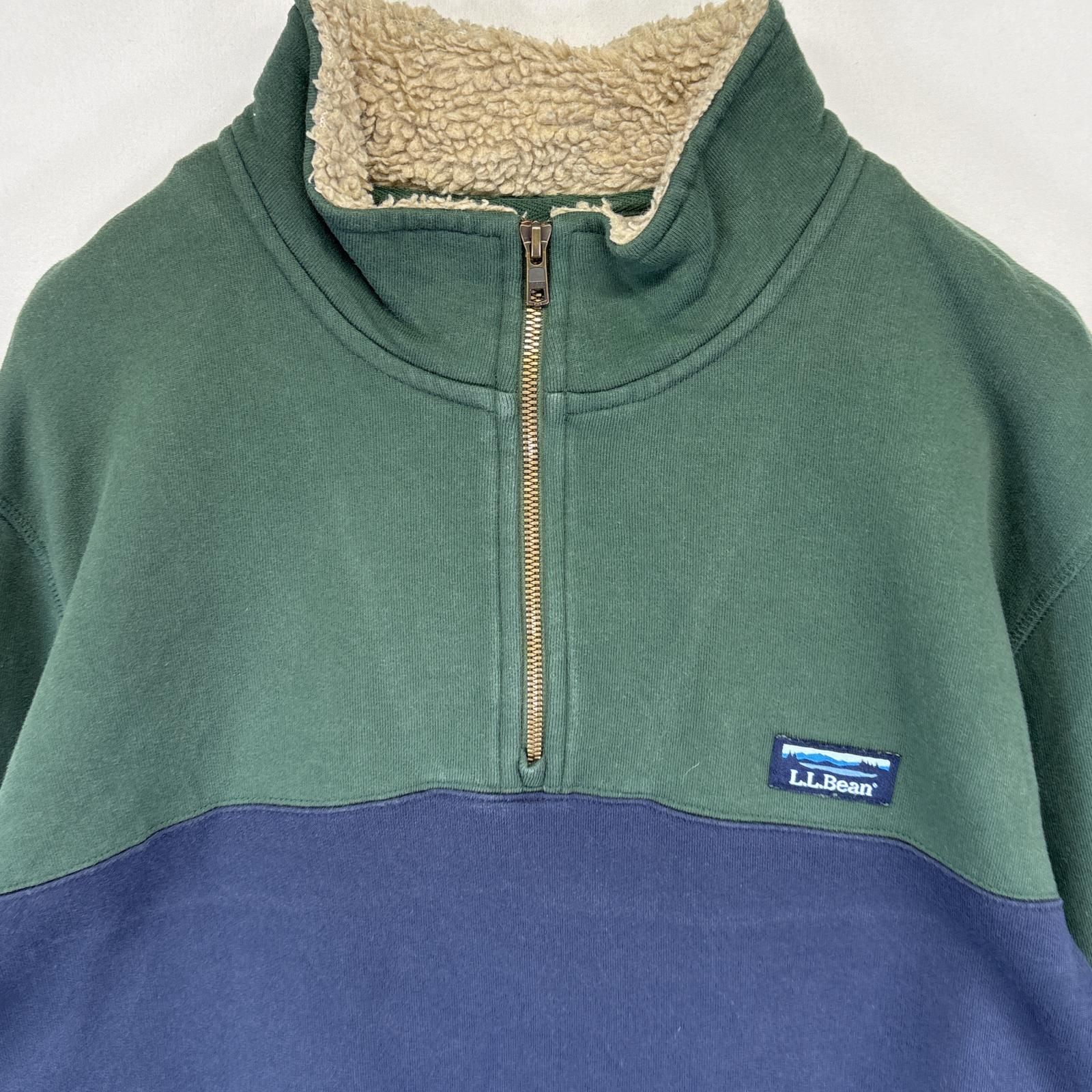 エルエルビーン　ビッグサイズ　70s ハーフジップ フリース トレーナー 古着 61821f6944695f63e550dfd3187ecf