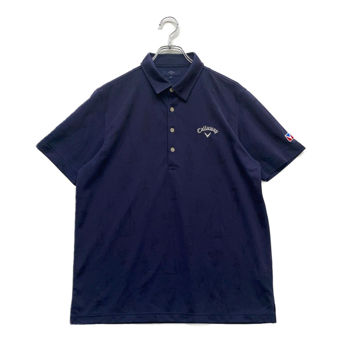 中古 メンズ キャロウェイ Callaway 半袖ポロシャツ LL 紺