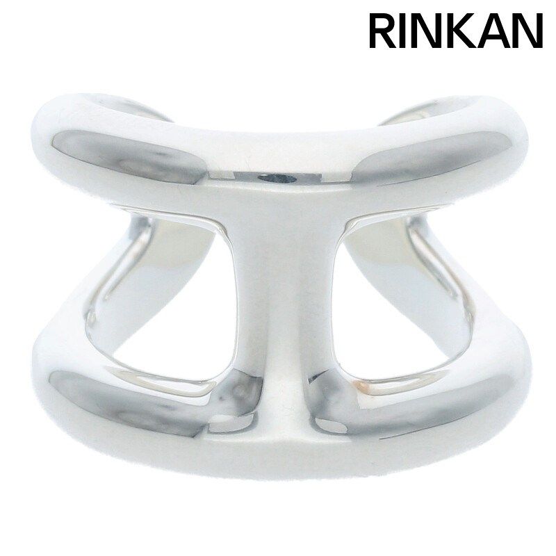 エルメス Osmose GM オスモズGMシルバーリング メンズ 54/14号 極 美品