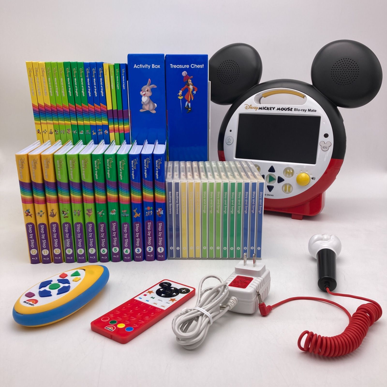 メインプログラムとミッキーメイト　未開封多　ディズニー英語システム　803581 メインプログラム・ミッキーメイトDWEディズニー英語システム509021