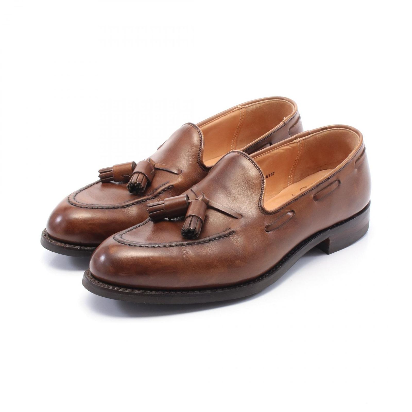 クロケットアンドジョーンズ CROCKETT-JONES ドレスシューズ ブラック レザー キャベンディッシュ メンズ Used B