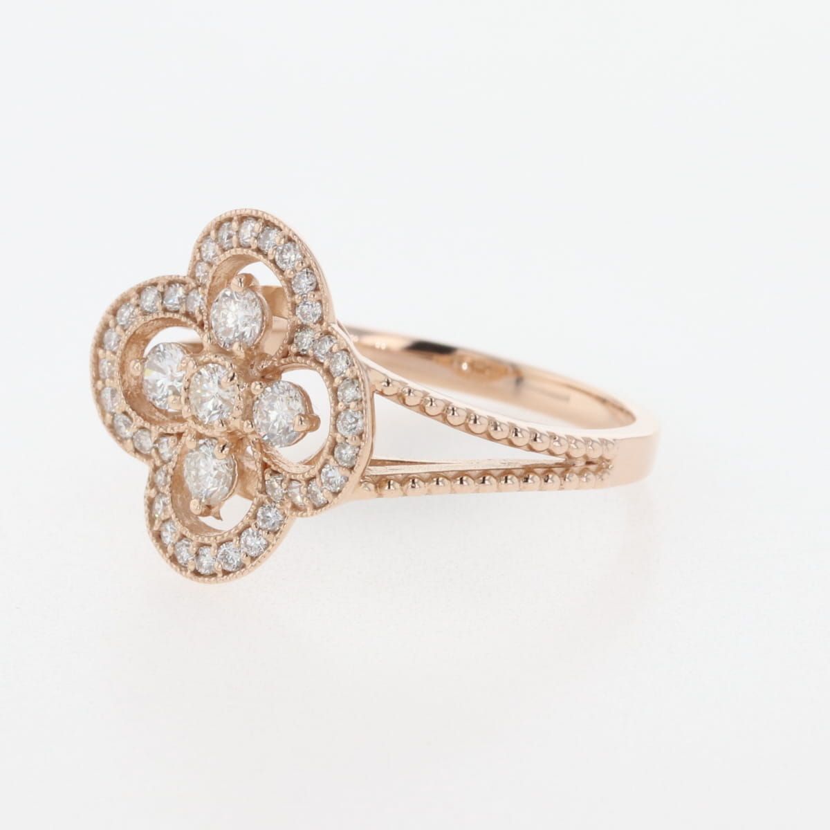 フラワーモチーフ デザインリング