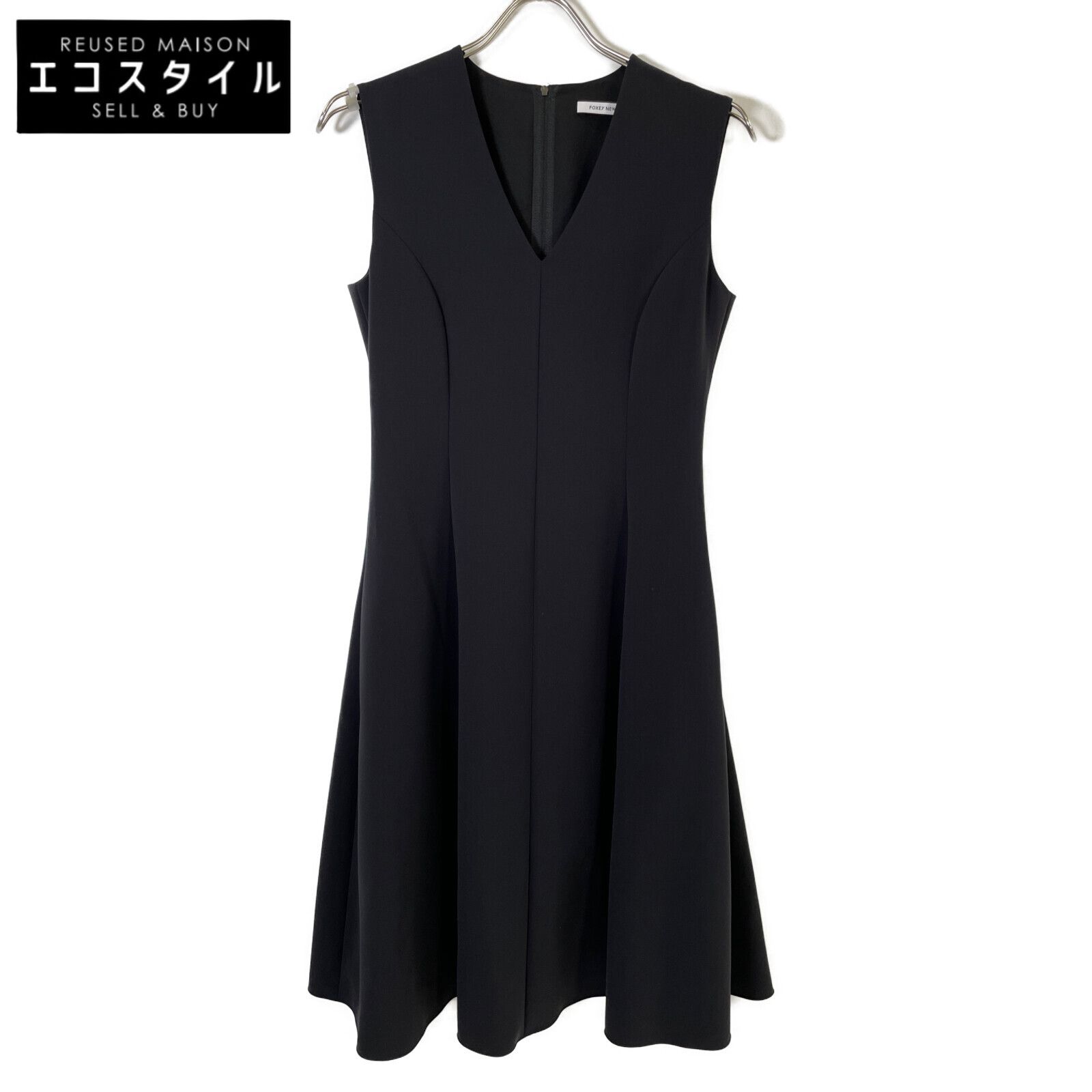 FOXEY NEW YORK フォクシーニューヨーク 39230 ﾈｲﾋﾞｰ ﾎﾟﾘｴｽﾃﾙ TWIN BELL|ﾂｲﾝﾍﾞﾙ ﾉｰｽﾘｰﾌﾞﾜﾝﾋﾟｰｽ 38