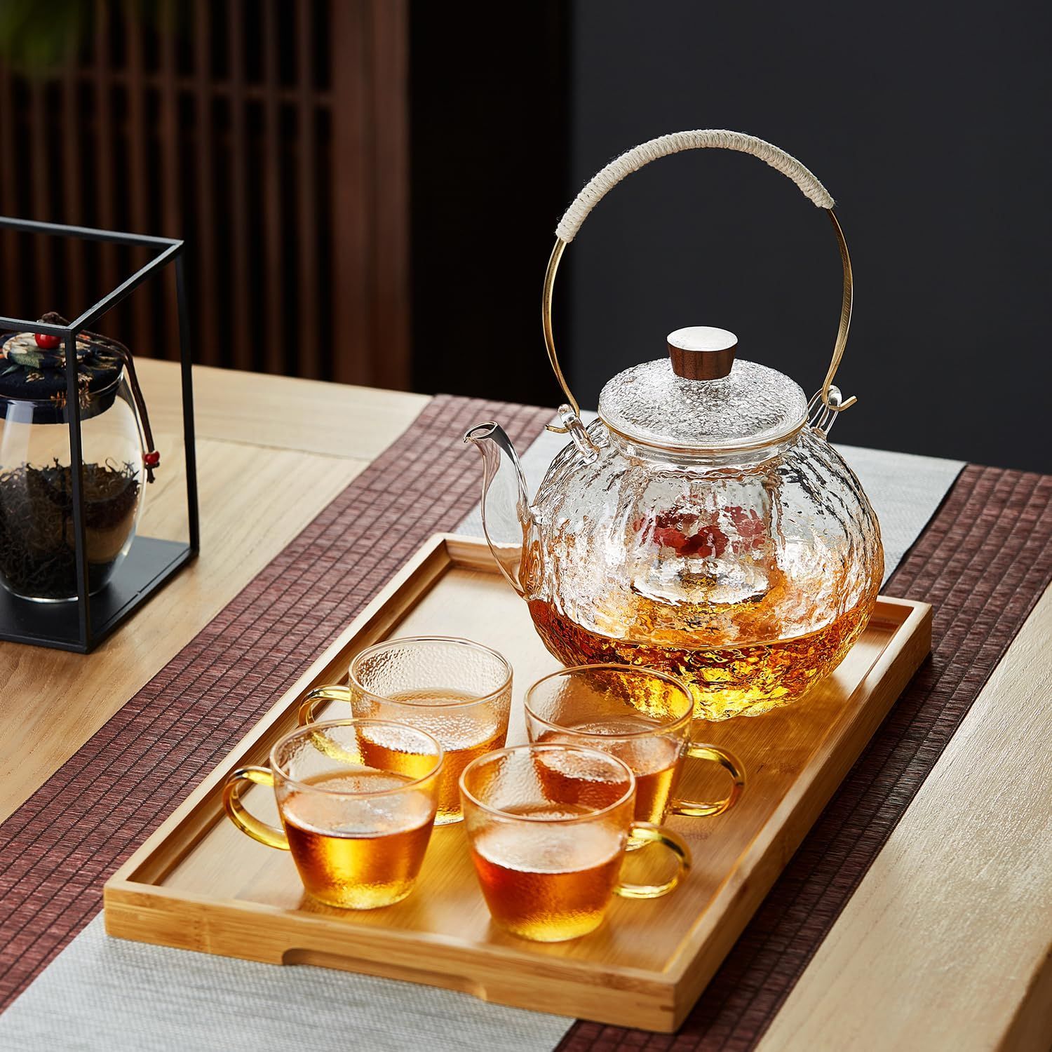 Amazon | ポカロティー ガラスティーポット 耐熱ガラス やかん 満水