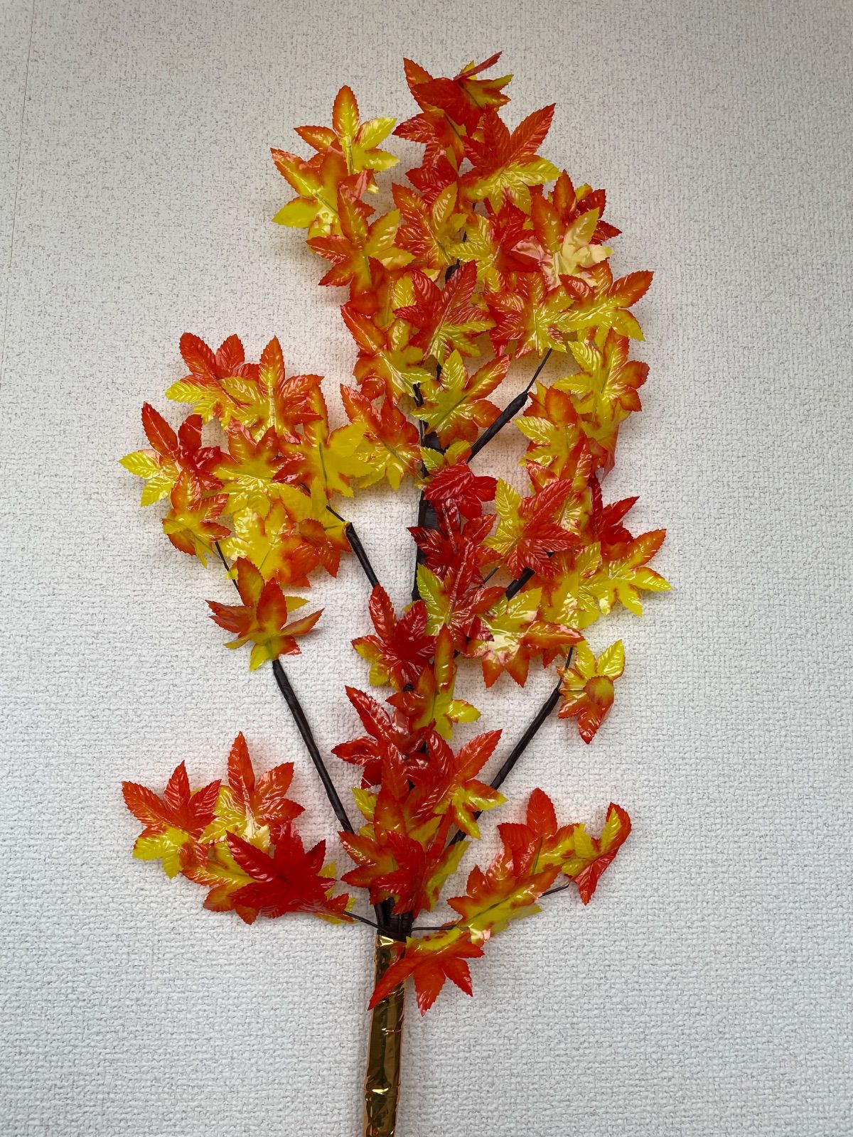 哲山 装飾皿 花柄 風景画 46センチ