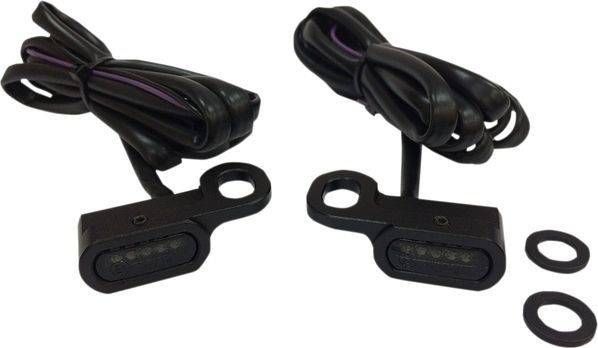 Drag Specialties LIGHTS TRNSIG BLK SMK HYD | L22-0229MBMENU