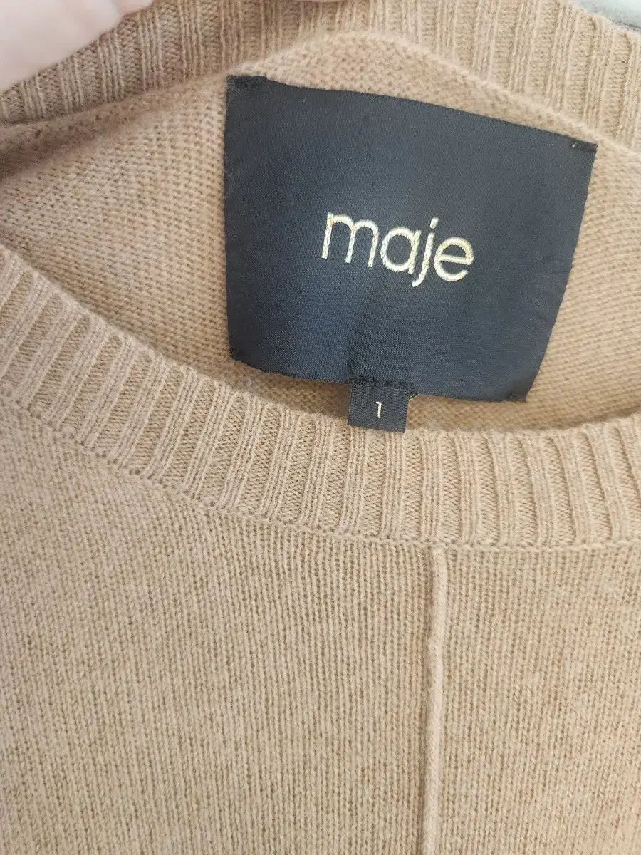 maje マージュ キャメル色 ニット