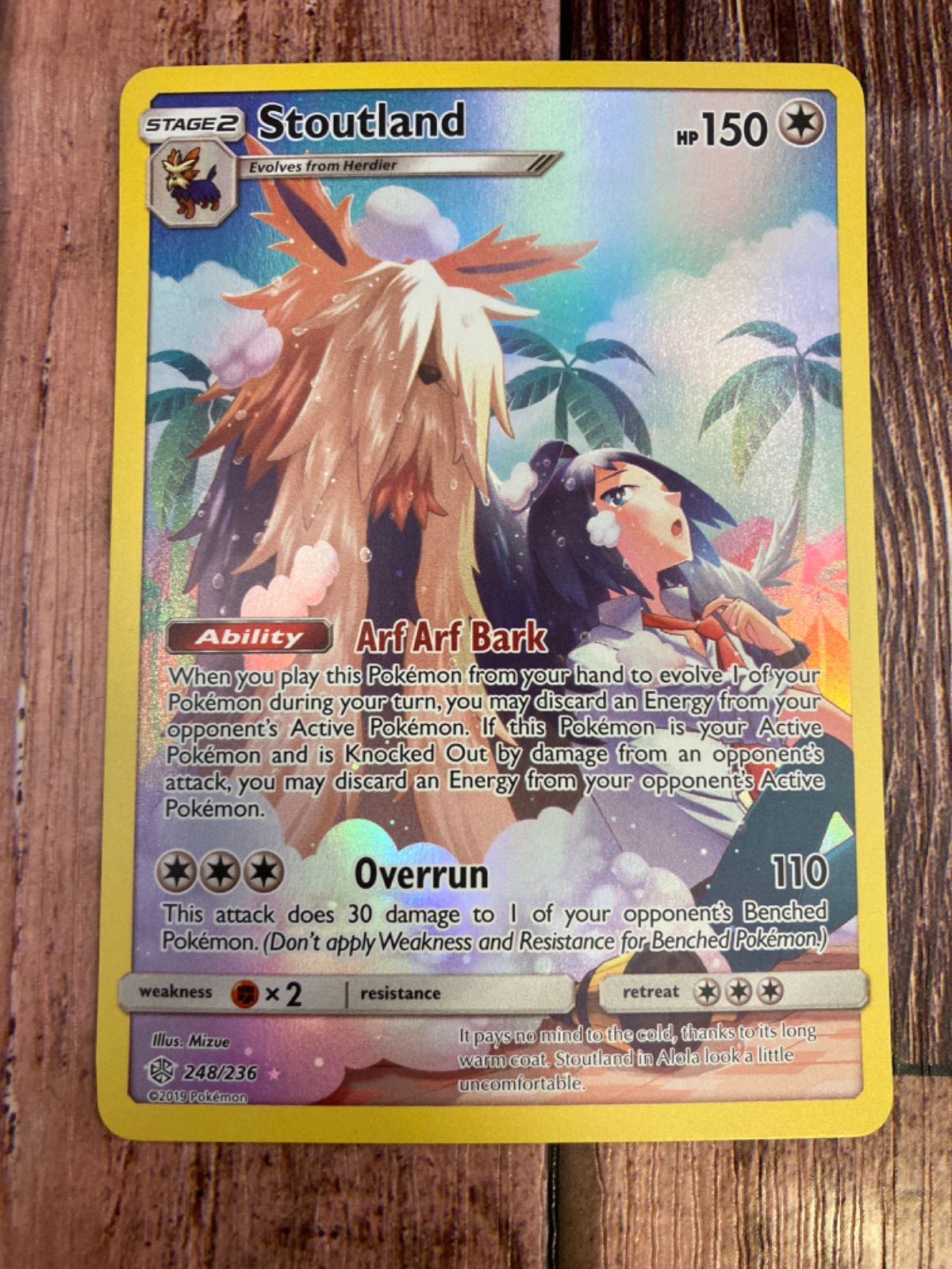 ムーランド 248/236 CHR ポケモンカード 英語版 - メルカリ ムーランド 248/236 CHR ポケモンカード 英語版 - メルカリ