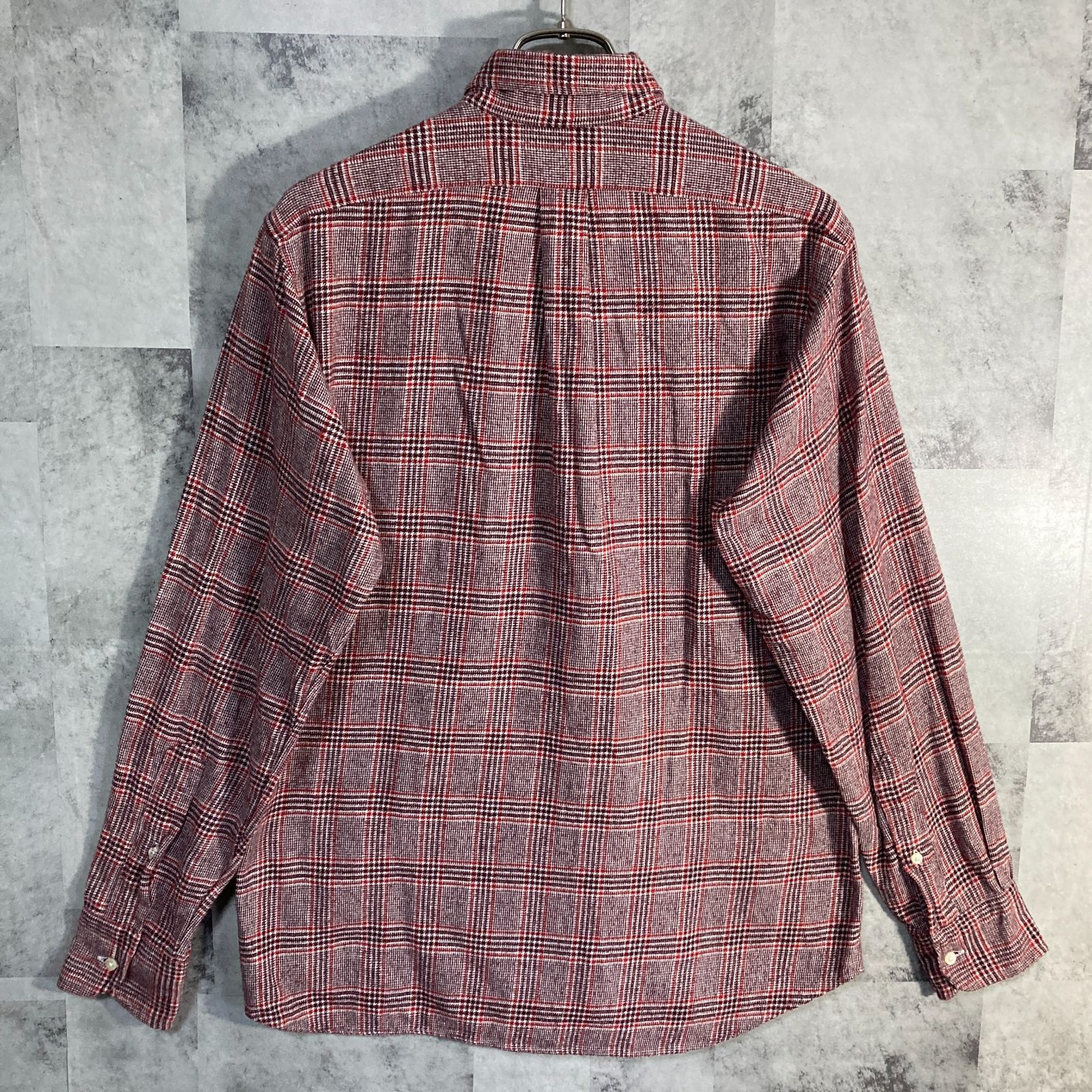 INDIVIDUALIZED SHIRTS フランネルチェックシャツ USA製 USA製 INDIVIDUALIZED SHIRTS ボタンダウンシャツ チェック