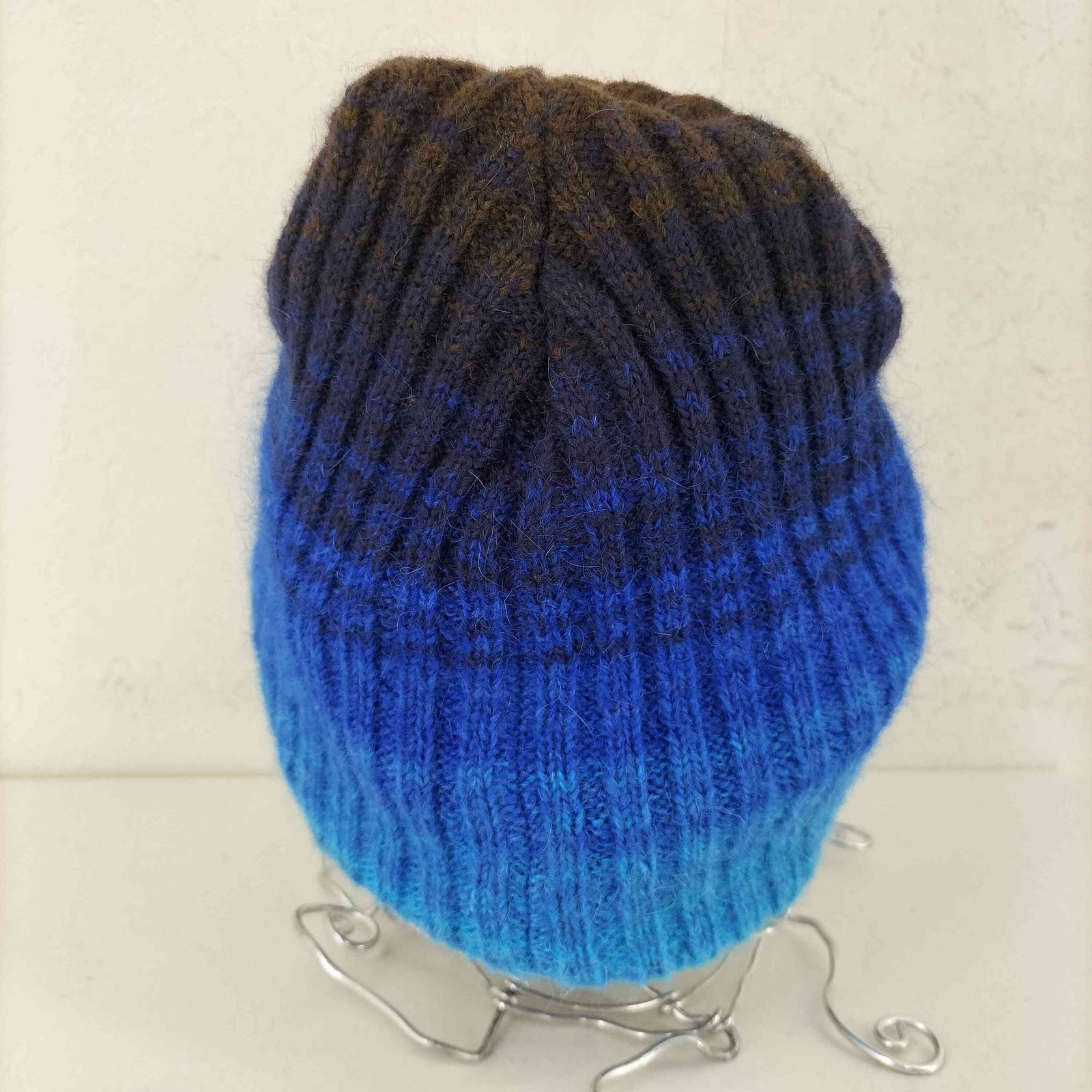 ERLニット帽 ERL グラデーション モヘアビーニー ニット帽 ERL