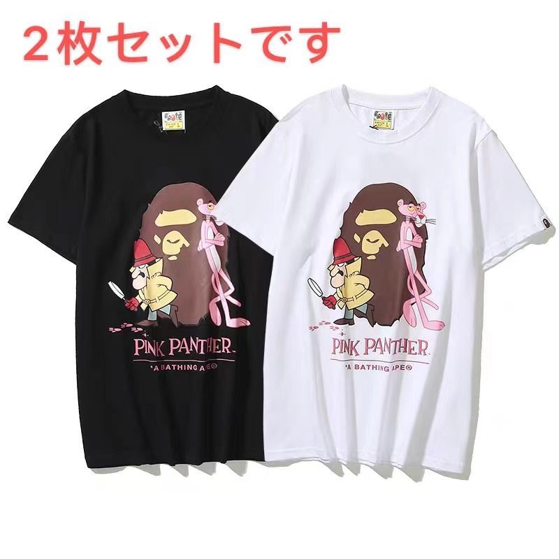 【新品未使用】 a bathing ape tシャツ 猿 アベイシングエイプ bape T 半袖 男女兼用 2枚