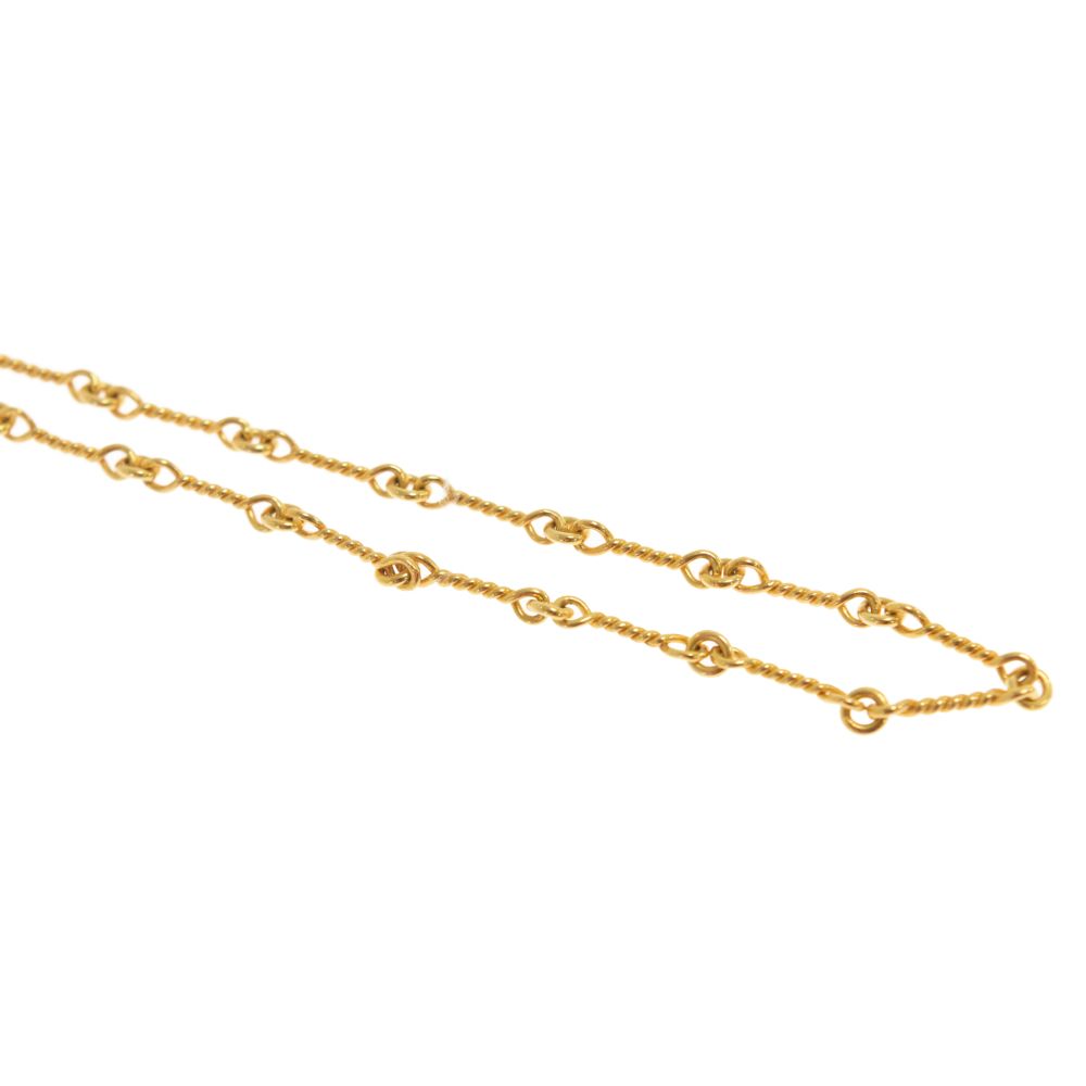 CHROME HEARTS (クロムハーツ) 22K NECKCHAIN T18 ツイストチェーン