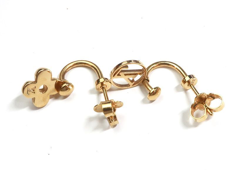 LOUIS VUITTON ピアス ピアス・ブルーミング モノグラムフラワー