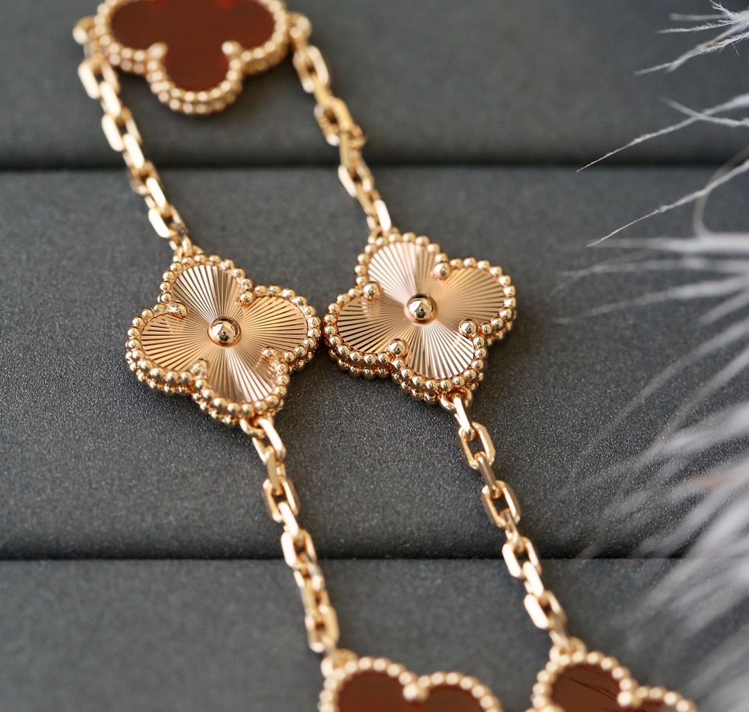 Van Cleef & Arpels VCA 四つ葉のクローバー 5 花 ブレスレット