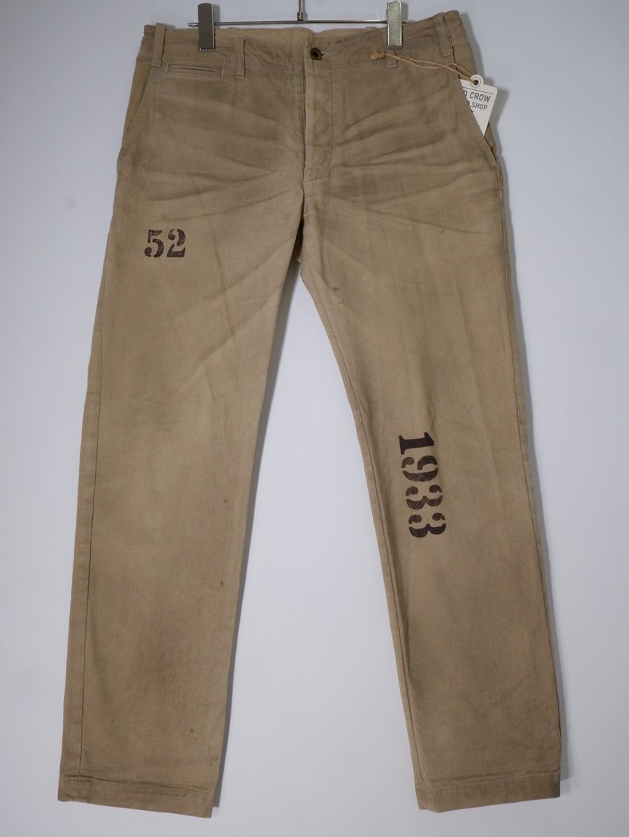 oldcrow チノパン ユーズド加工　GLADHAND OLD CROW PANTS – GLADHAND & Co.