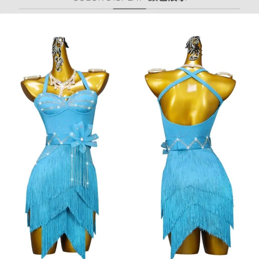 ♥ 感 社交ダンス ドレス レディース 競技用 ステージ 舞台衣装 発表会 ダンスウェア ラテン サンバ ルンバ チャチャ ワルツ タンゴ モダンダンス スタンダード パーティー 演出服 フラメンコ ベリーダンス フォーマルドレス P-46 WHITEMONARCHHOTEL_COM