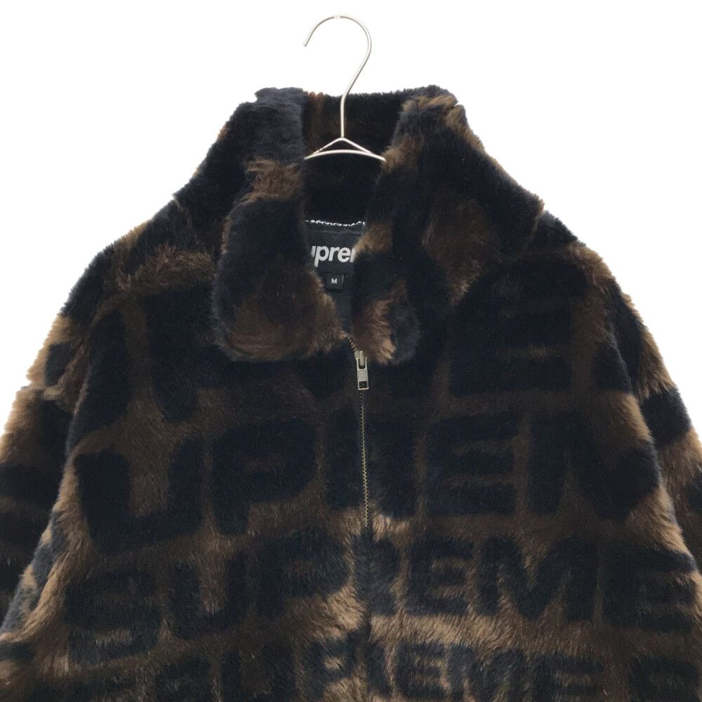 SUPREME (シュプリーム) 18SS FAUX FUR REPEATER BOMBER フェイク