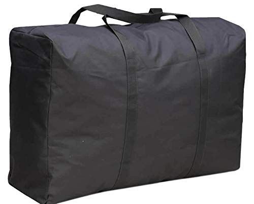 【在庫処分】大容量 75×45×25cm スタイリスト スポーツ 大きなバッグ 旅行 サバゲー BBQ トートバッグ 布団 コインランドリー ボストンバッグ 折りたたみ 帰省 海外 (アウプル) 国内(黒 ブラッ