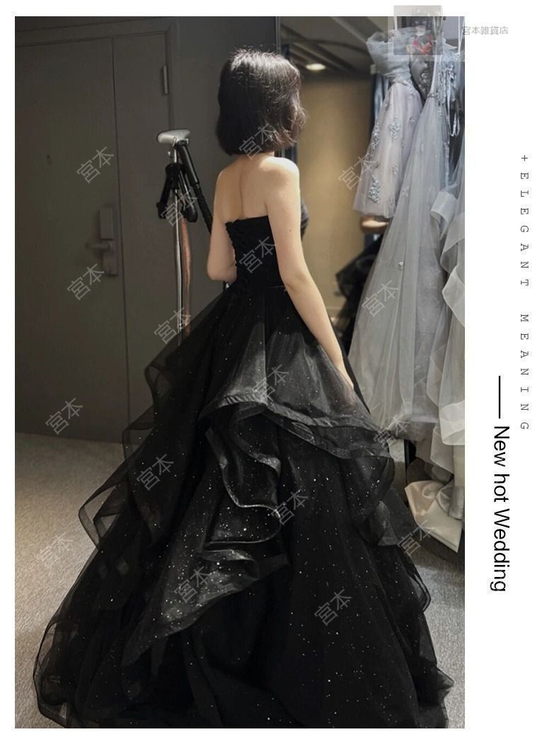 品質!! ウエディングドレス シフォン ブラック 結婚式 パーティー ドレス 楽天市場】ウェディングドレス シフォンドレス オフショルダー