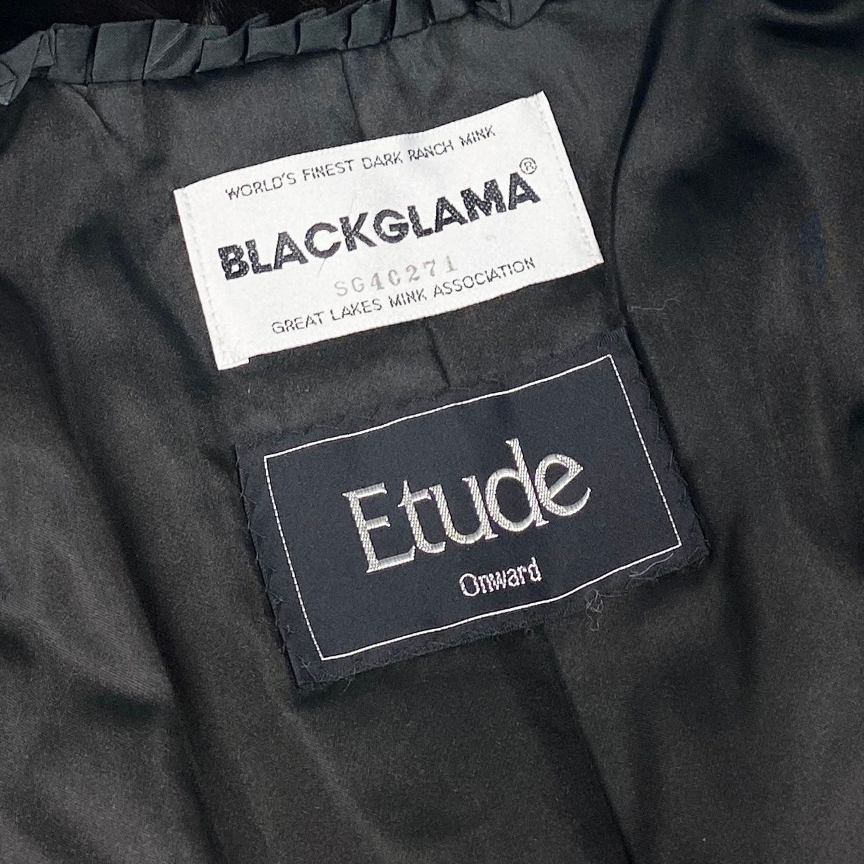 ブラックグラマ　毛皮コート　BLACKGLAMA　上質　ミンクファー　セミロング ブラックグラマ ミンクファーコートを出張買取！贅沢な暖かさ