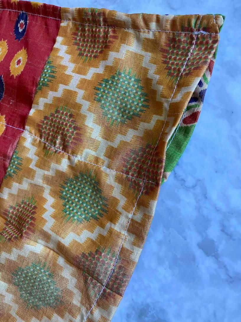 シルク カーテン インドサリー #A20 シングル - メルカリ