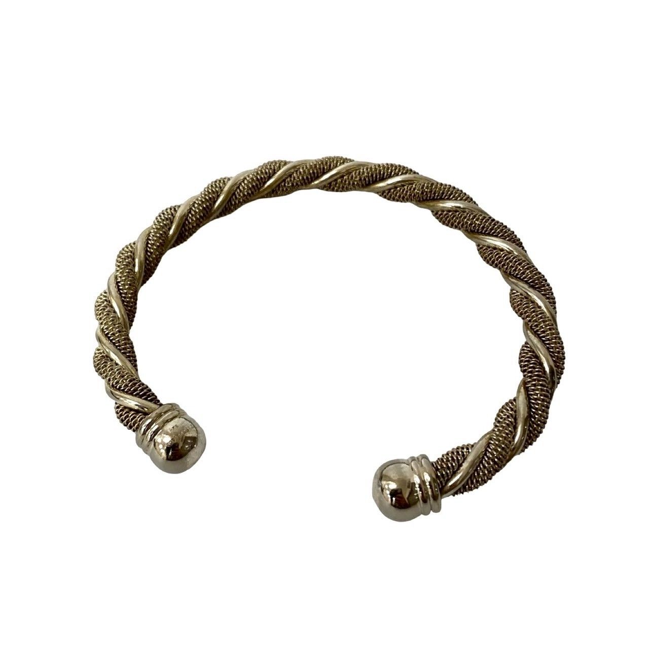 ●TIFFANY&Co. ティファニー　ツイストバングル　シルバー TIFFANY&Co. 新品同様 ティファニー ツイスト バングル