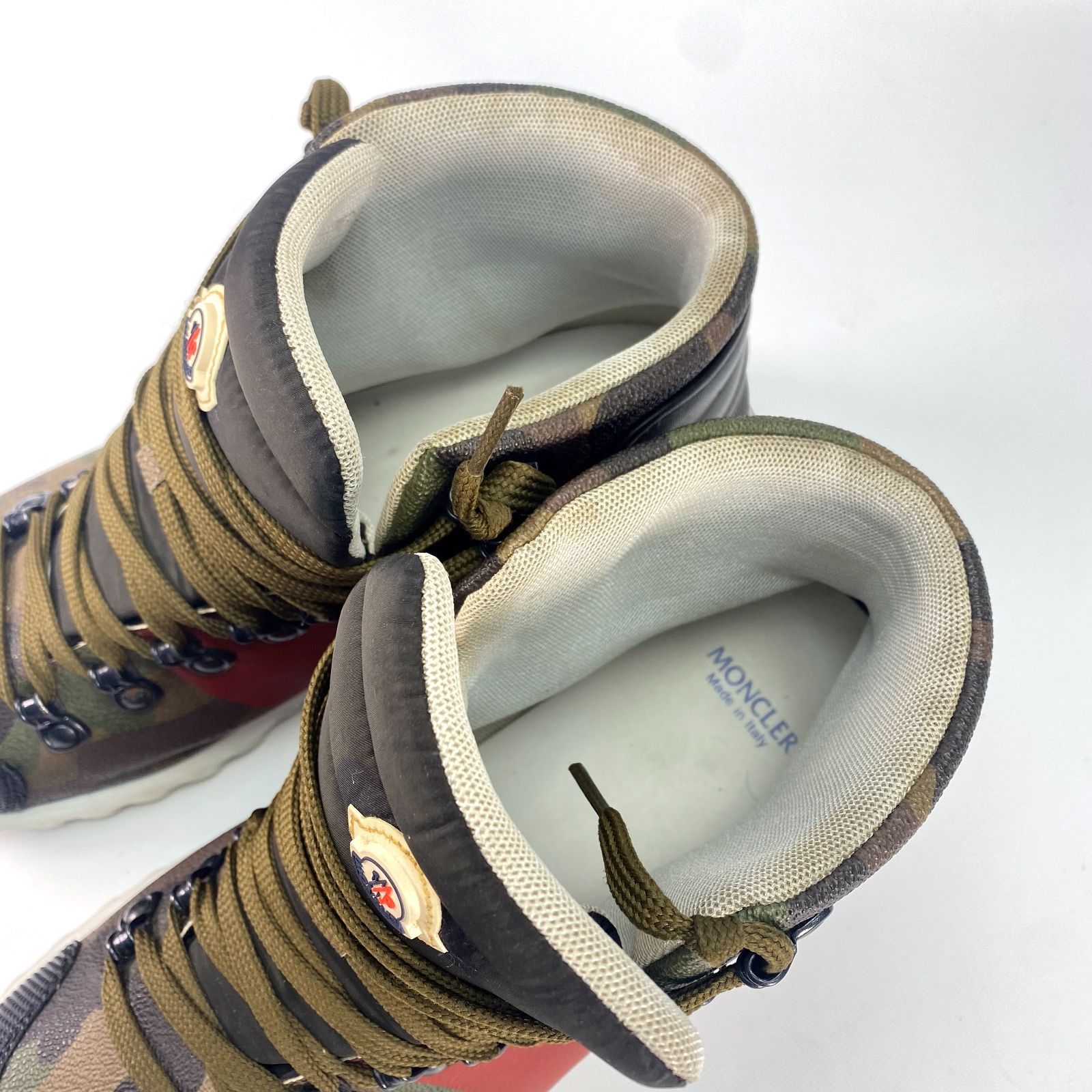 モンクレール MONCLER ハイカットスニーカー ブーツ 迷彩 カモフラ 