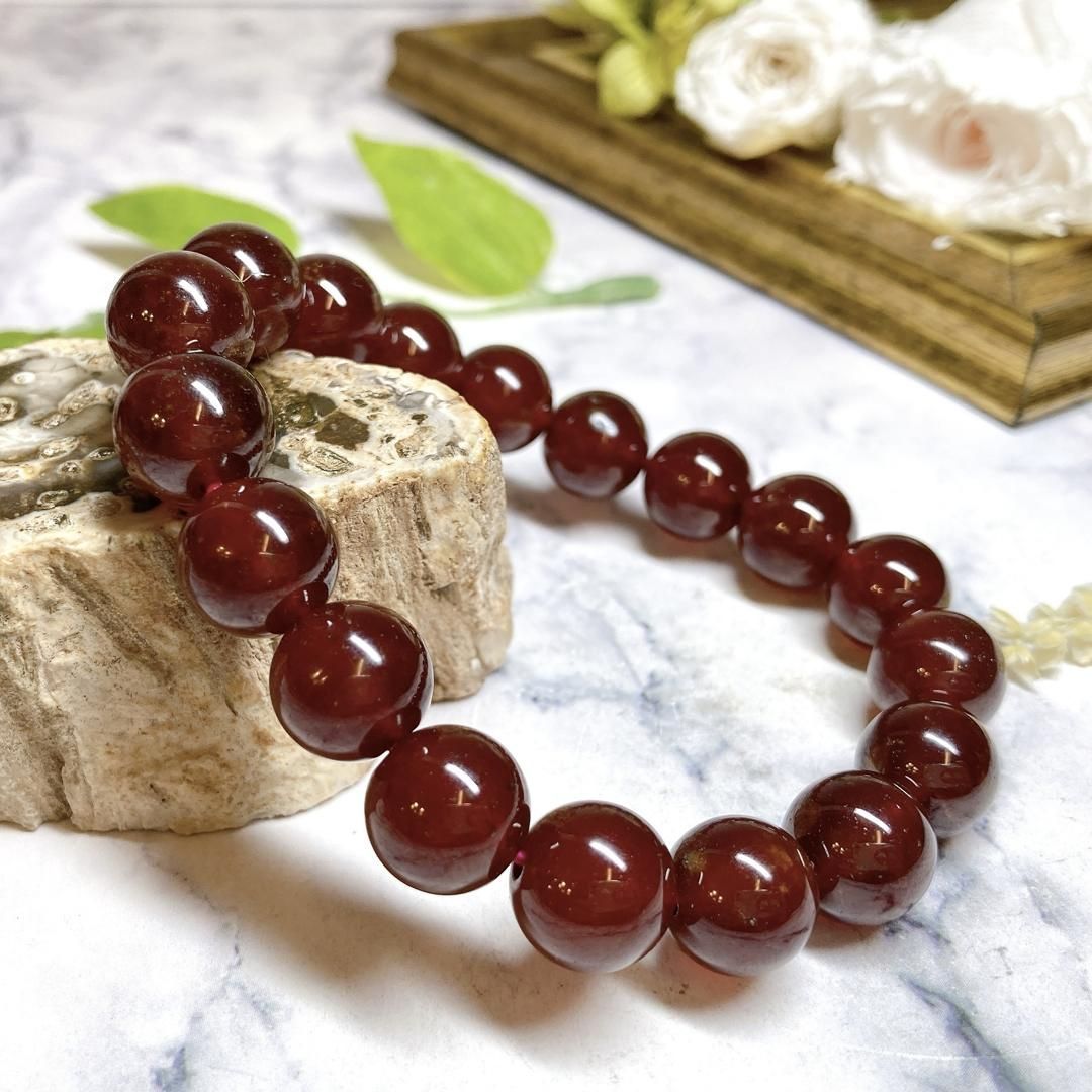 【RE4860】オレンジガーネット＊10＊ブレスレット＊Garnet＊bracelet
