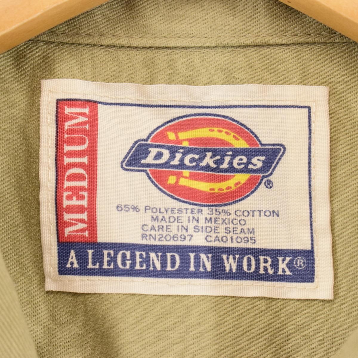 ディッキーズ Dickies A LEGEND IN WORK 長袖 ワークシャツ メンズM /eaa287715