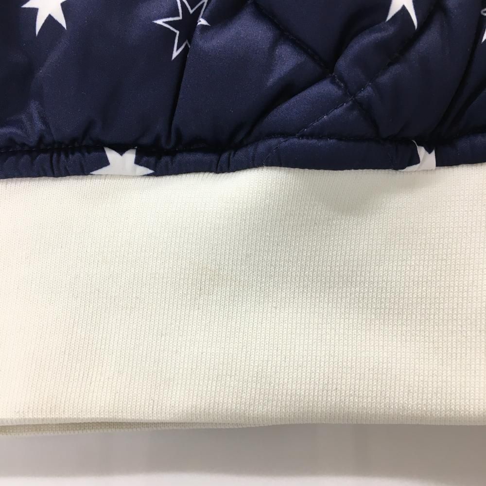キャロウェイ 2WAY中綿ジャケット ネイビー×白 星柄 スター 袖着脱可 レディース L ゴルフウェア Callaway USTAUSTRALIA_COM_AU