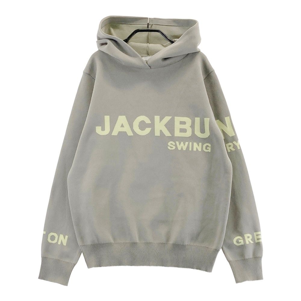 サイズ 2 JACK BUNNY ジャックバニー 2025年モデル フード付きニット パーカー グレー系 240101525051 ゴルフウェア メンズ ストスト