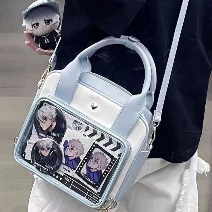 痛バッグ 透明バッグ クリアバッグ クリア レディース 小さめ ミニ 推し活 バッグ 鞄 痛ショルダー JK jk 制服 学生 女の子 透明窓 おしゃれ プレゼント ギフト 誕生日 お出かけ H8az296