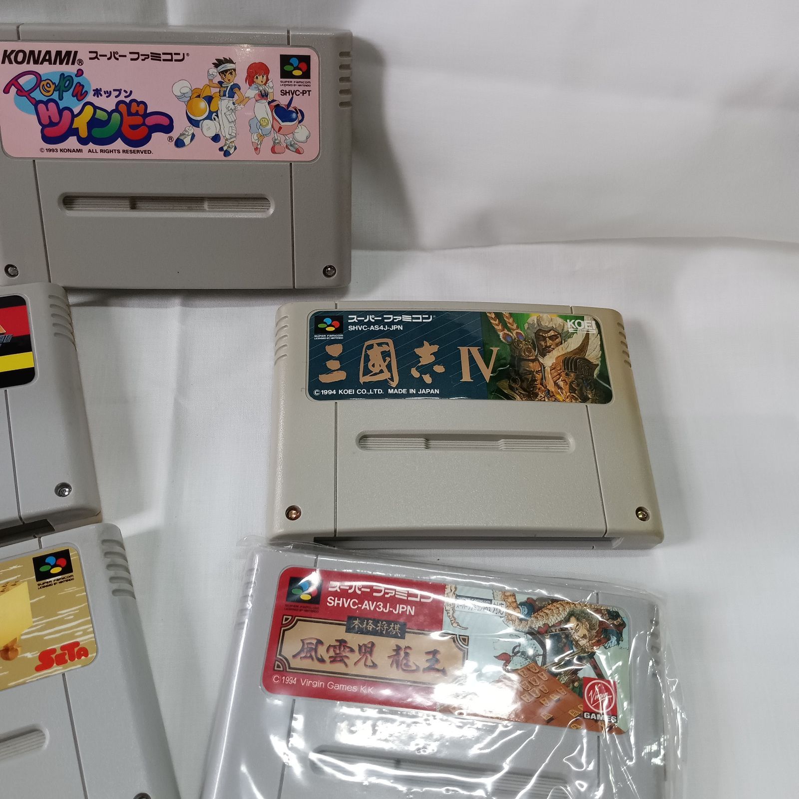スーパーファミコンソフト80本　動作未確認　未清掃　ジャンク品 動作未確認】スーパーファミコンソフト4点の通販 by 隊長's