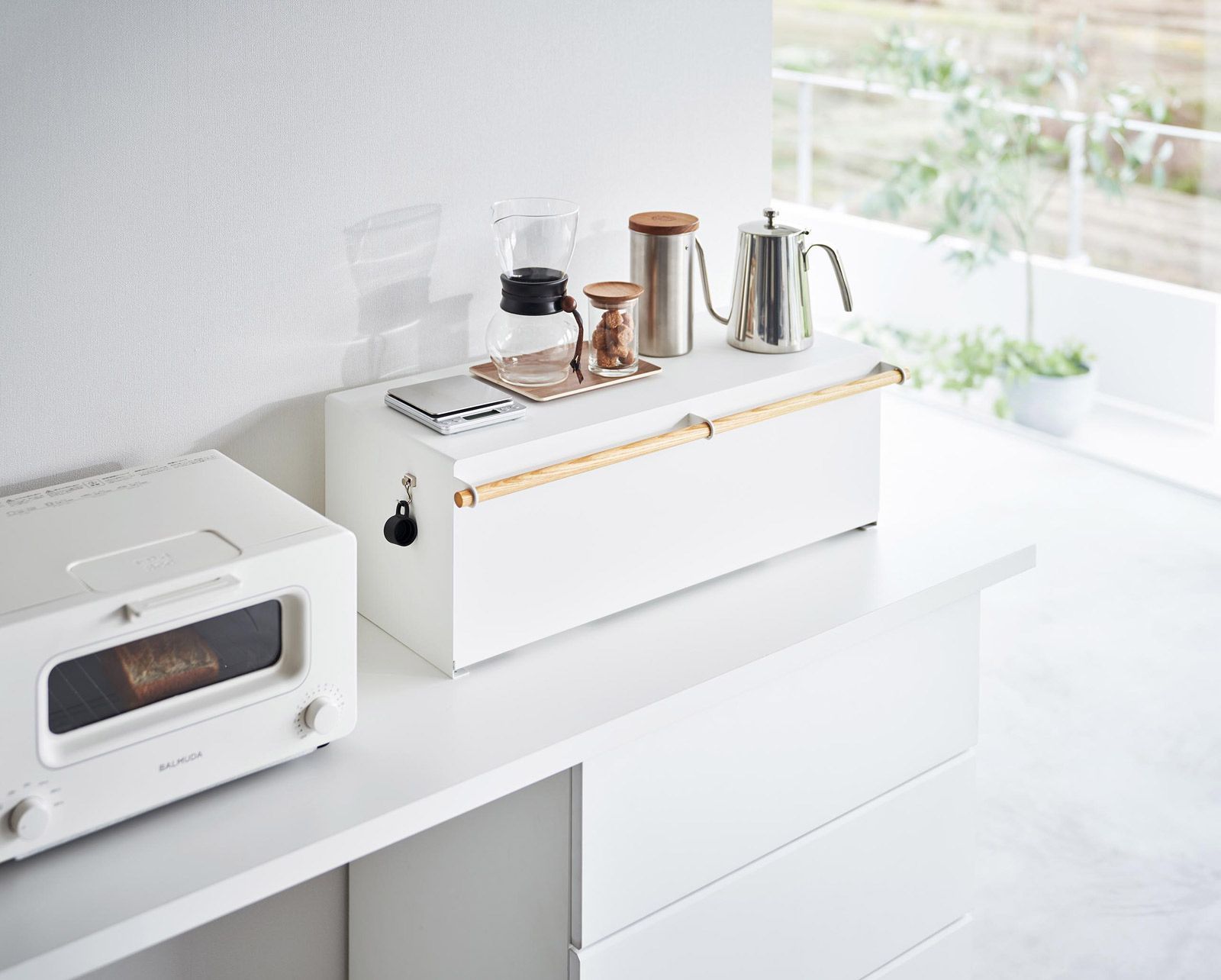  ブレッドケース 山崎実業 tosca トスカ ワイド SPORTUS 発送不可 鍋ふたスタンド キッチンラック キッチン収納 ラック